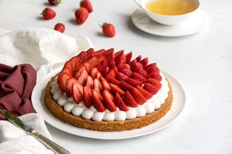 Tarte aux fraises